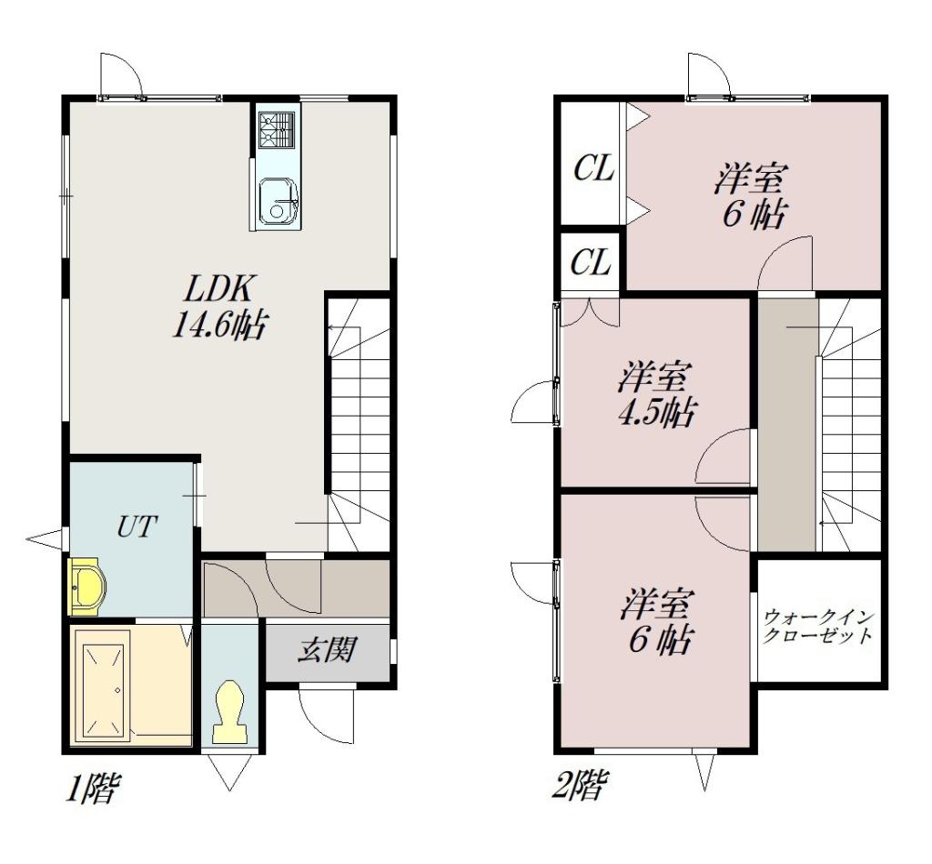大町1ー9借家-間取図