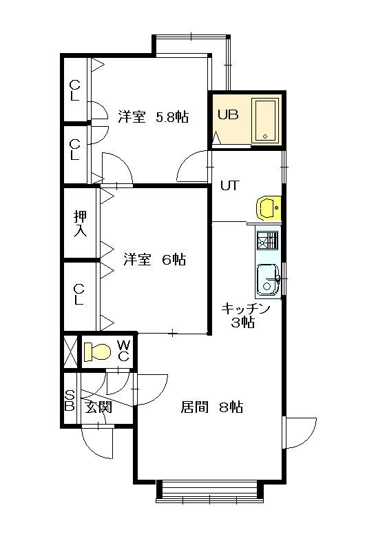 チェリー9.1202間取図