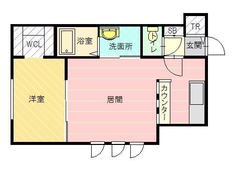 ノルフィーノ・ラルーチェ2C間取図