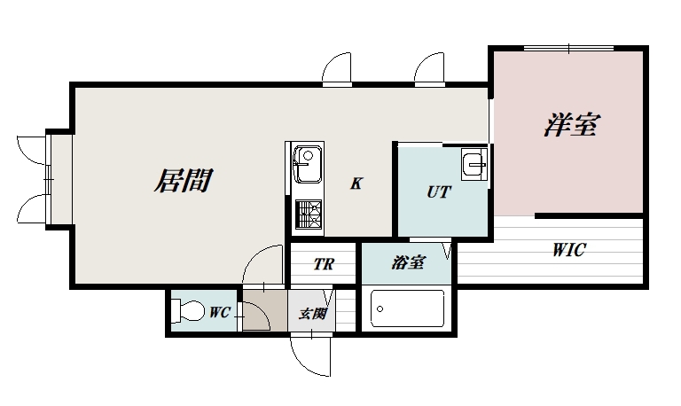 仮)東光18-4MS A棟102間取図