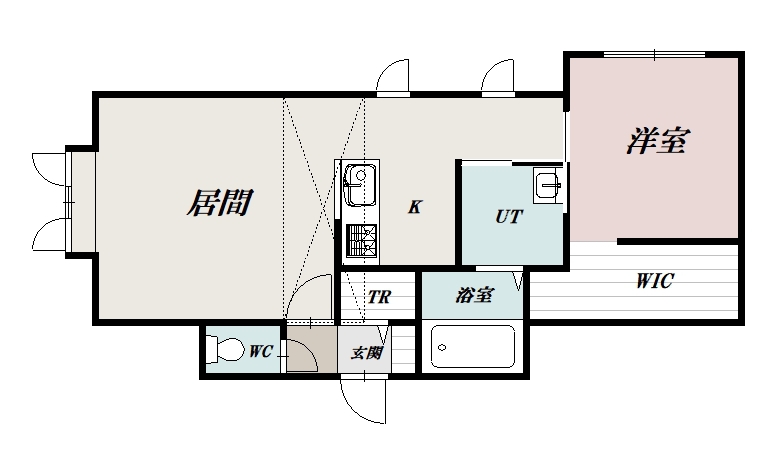 仮)東光18-4MS A棟202間取図