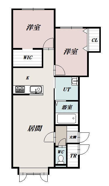 仮)東光18-4MS B棟101間取図