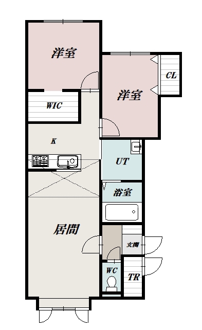 仮)東光18-4MS B棟201間取図
