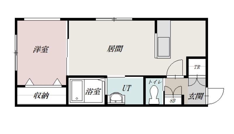 仮)富良野市若松町AP A棟102間取図