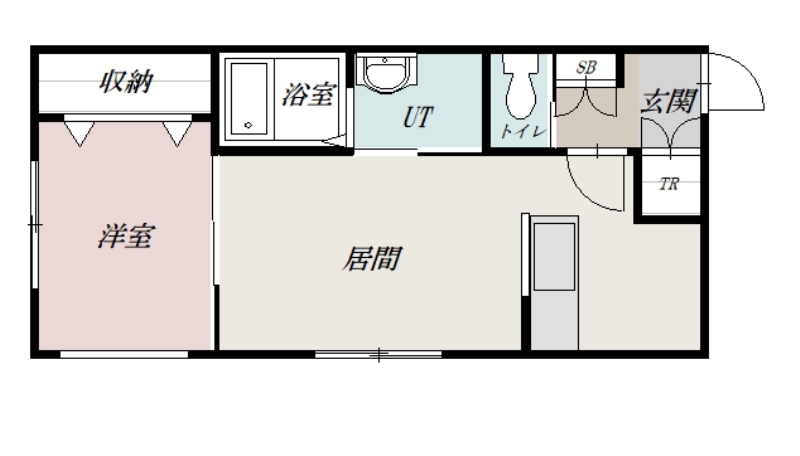 仮)富良野市若松町AP A棟201間取図