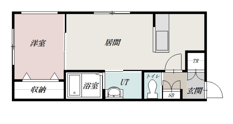 仮)富良野市若松町AP A棟202間取図