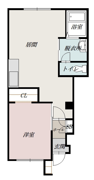カームリーピュアα101間取図