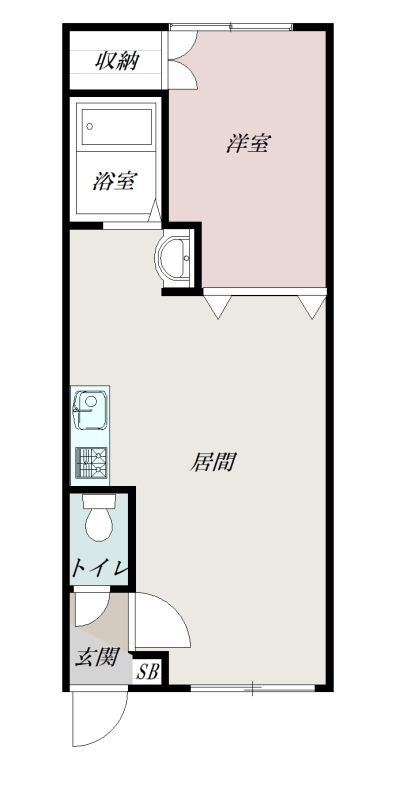 ハンドレッドヴィレッジＦ棟202間取図