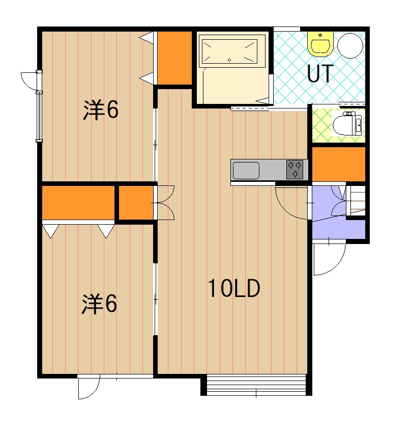 アルト10101間取図