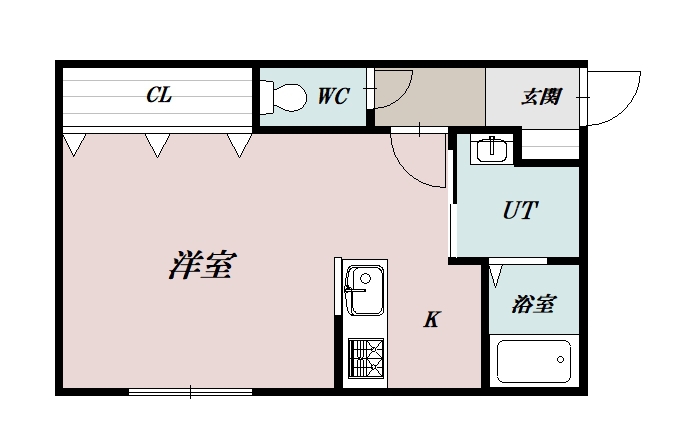 仮)3条通3丁目MS101間取図