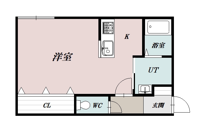 仮)3条通3丁目MS202間取図