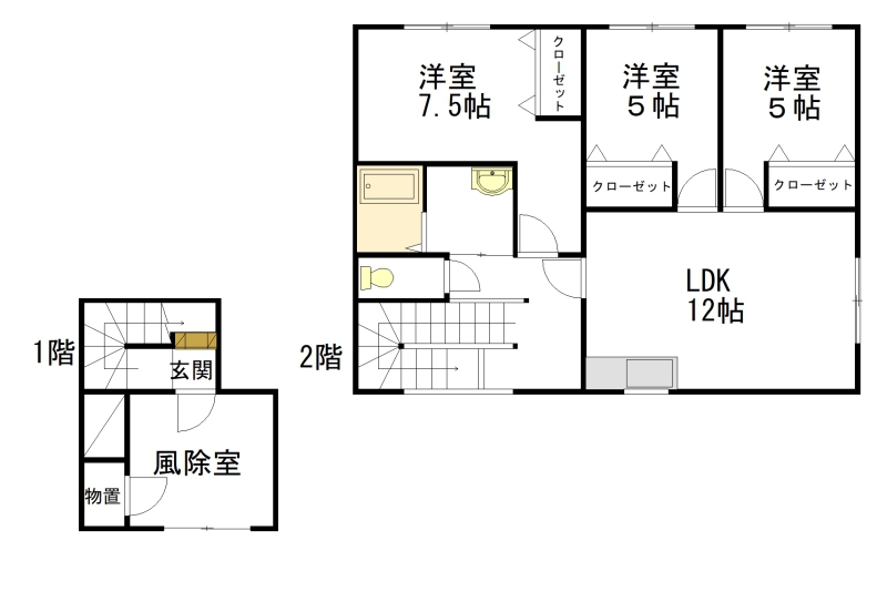 Ｇｒａｎ　Ｍａｉｓｏｎ201間取図