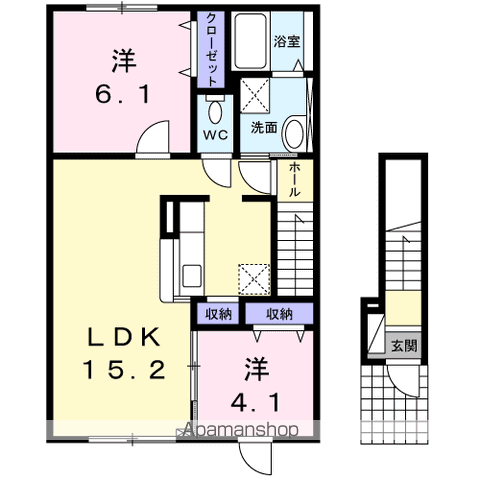 ル・シエル201間取図