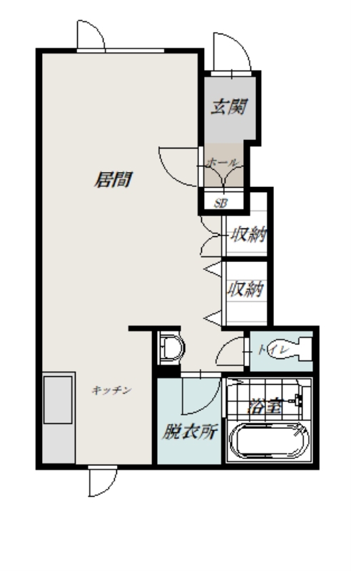 ＰＬＥＡＳＡＮＴⅣ1B間取図