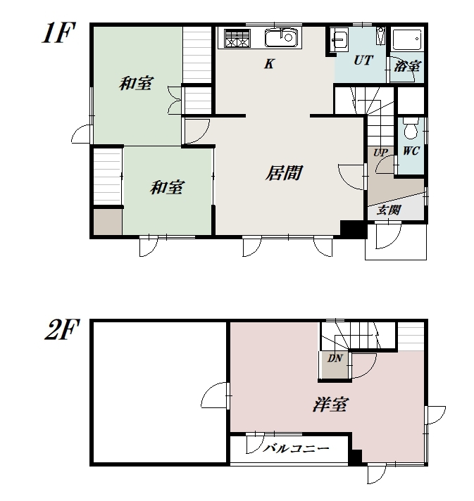 忠和８ー４借家-間取図