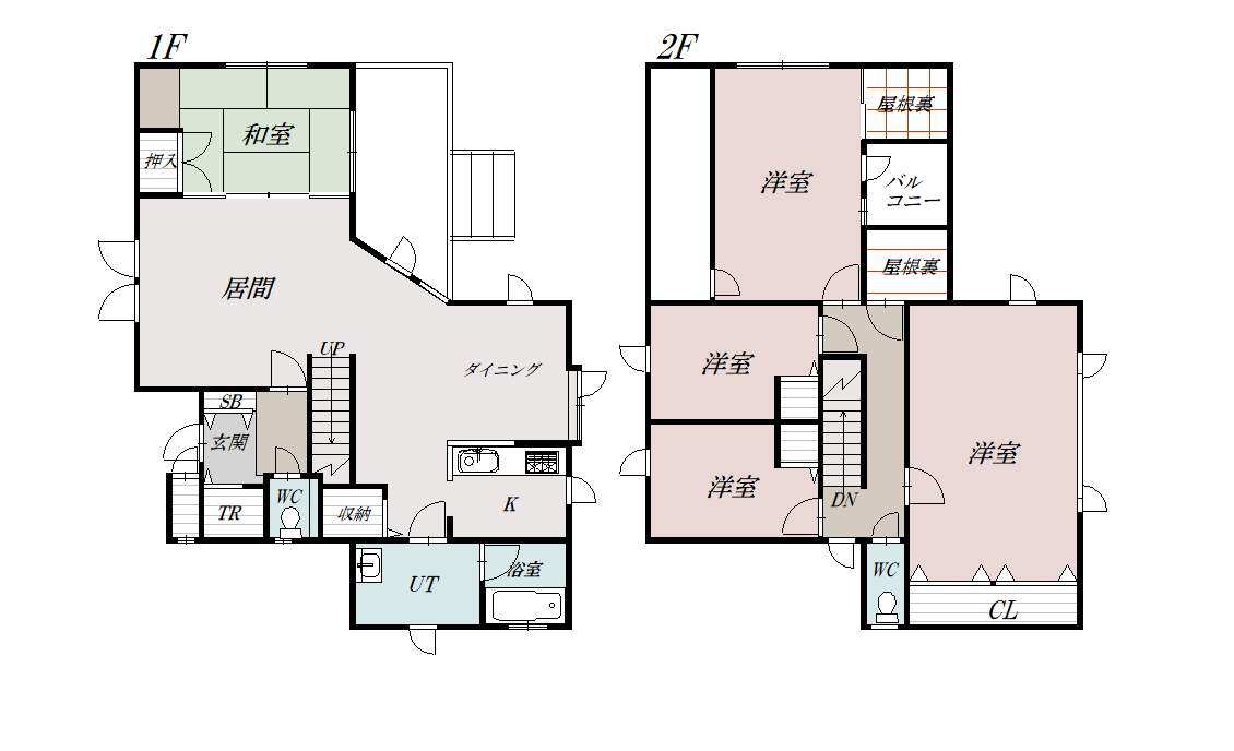 榮浪邸貸家ZZZ間取図