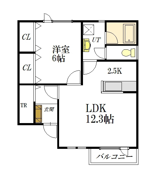 ＰａｒｕｆｅⅡ１０１間取図