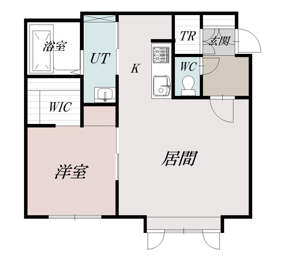 オルセット１０１間取図