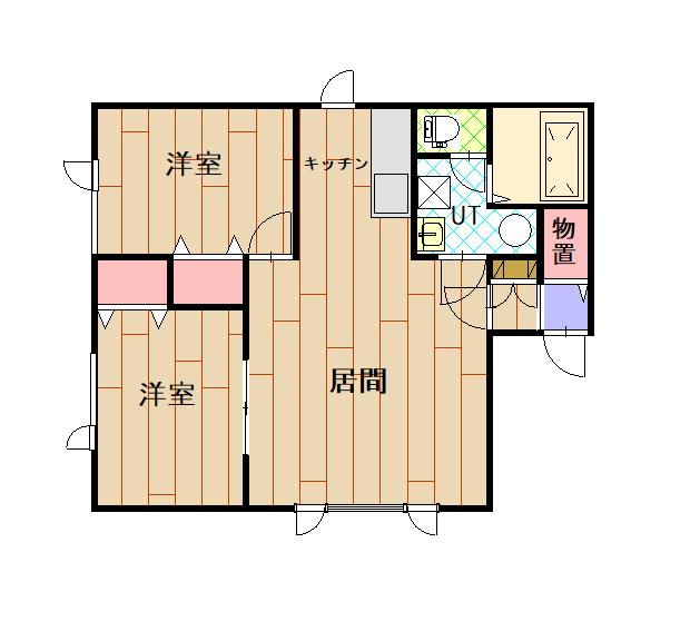 ブルーム２０１間取図