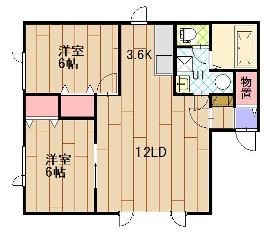 ブルーム１０１間取図