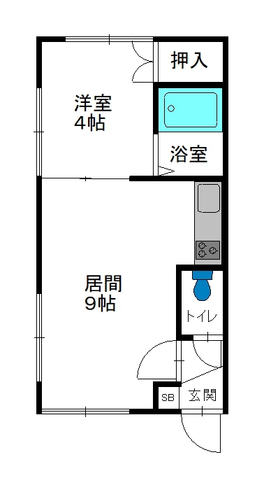 フォーレスト７101間取図