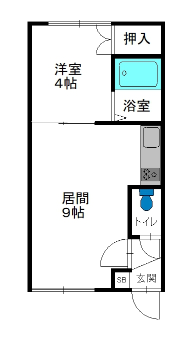 フォーレスト７103間取図