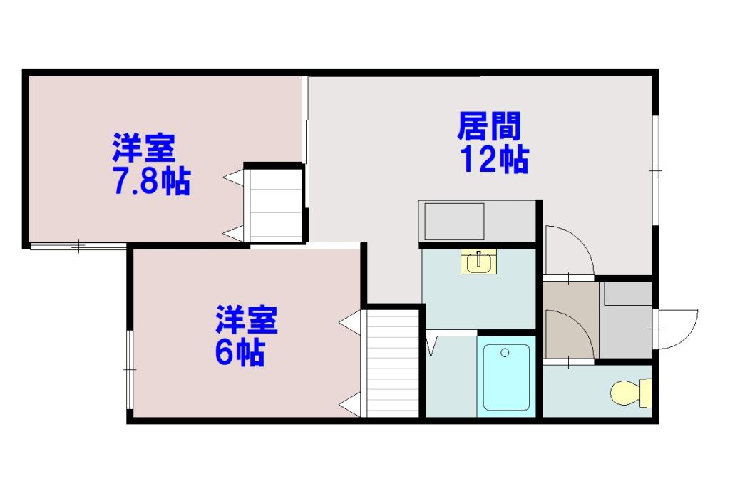 ハーティ２３Ｂ２０７間取図