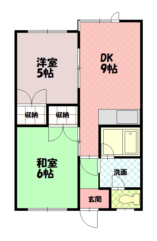 シティハイム２０２間取図