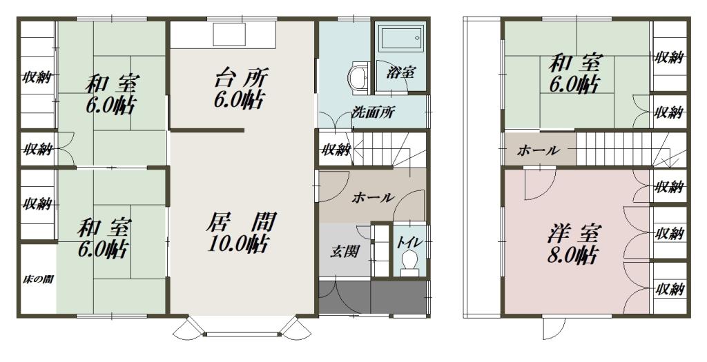 忠和３ー５借家－間取図