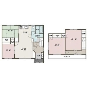 末広5ー4借家-間取図