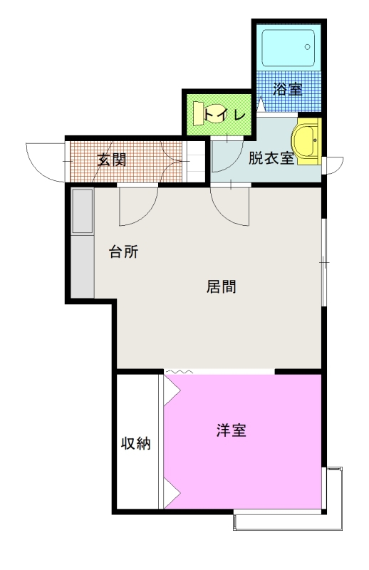 ルミーナ１０６間取図