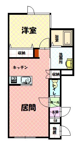 コスモＫＩＴＡＮＯ１０３間取図