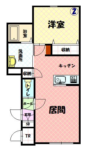 コスモＫＩＴＡＮＯ202間取図