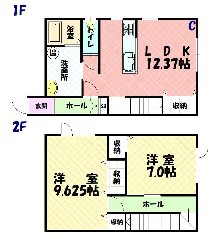 ハーモニー春光ⅢＣ間取図