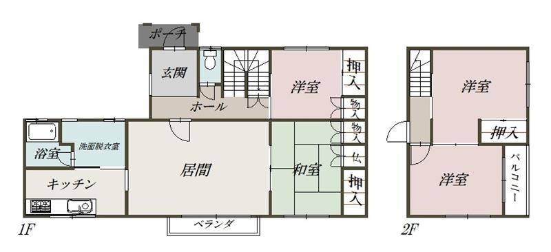 末広東２ー６借家－間取図