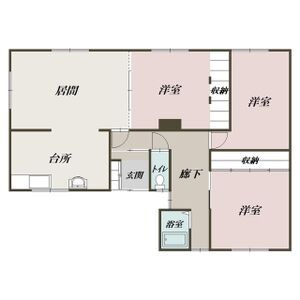 豊岡４・８ハイツ2間取図