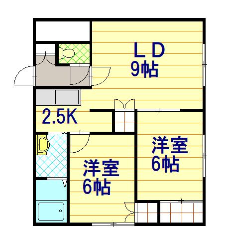 末広１ー１ＭＳ２０２間取図