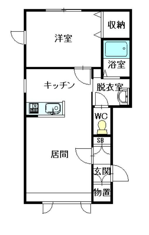 レールデュタンⅡ１０１間取図