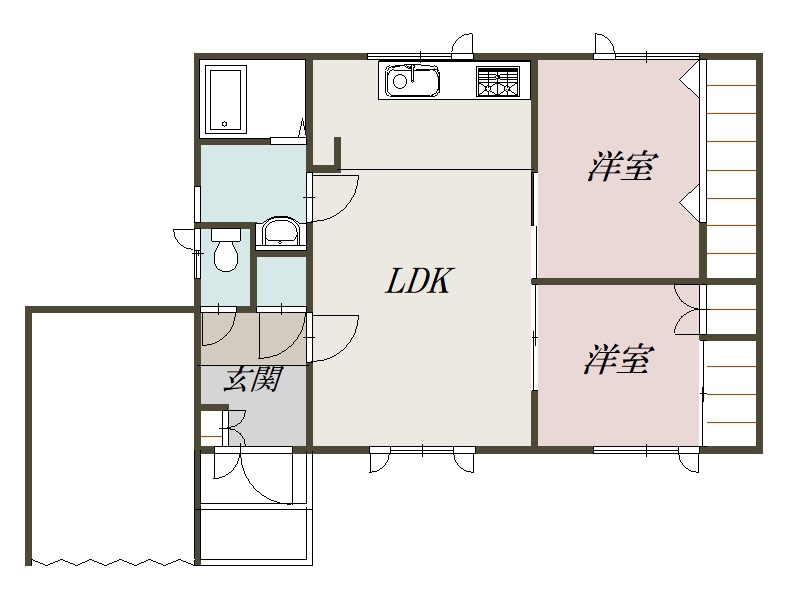 永山５－２４借家ｚｚｚ間取図