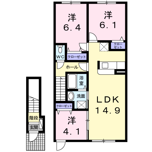 ライトサファイア203間取図