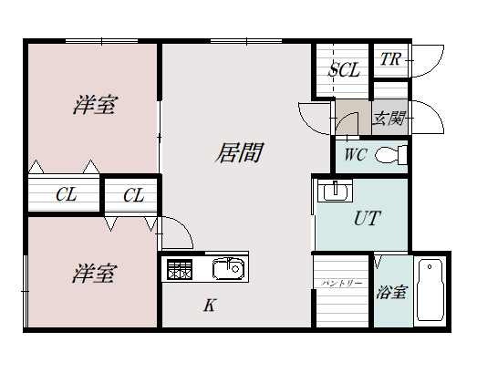 ＮＥＯ－ＡＨ　Ａ棟２０２間取図