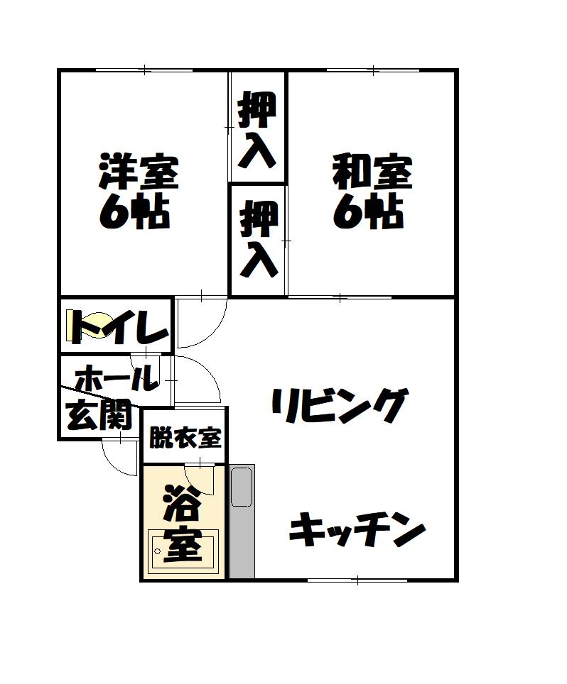 早川マンション13間取図