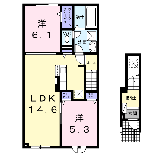 ヴェール201間取図