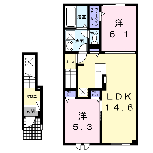 ヴェール202間取図