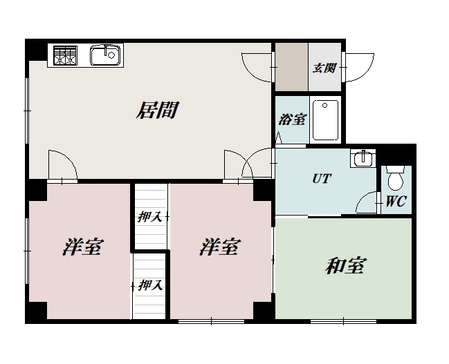 パレス３．２５41間取図