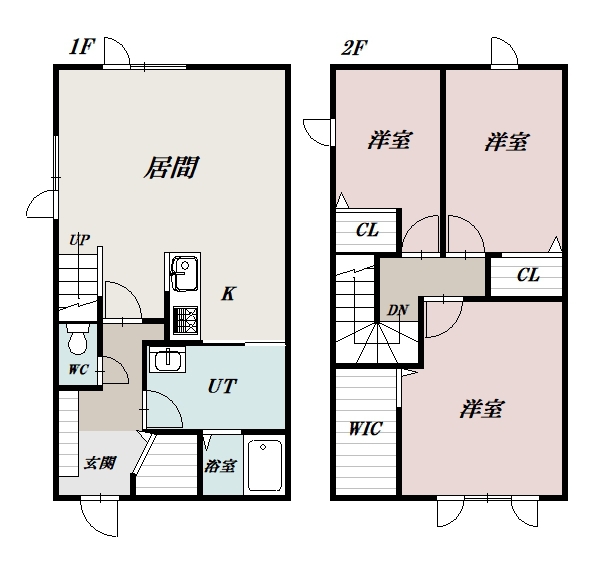 メゾン・シャルール１０１間取図