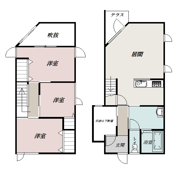 東光５－８戸建Ｍ５ｚｚｚ間取図