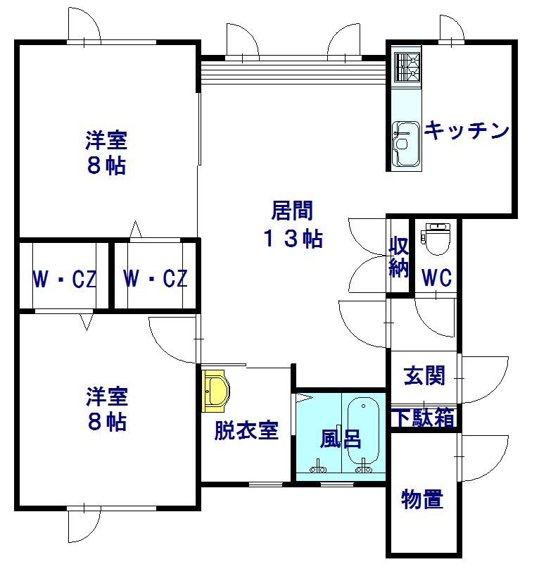 アーラ・マリーヤ２０１間取図