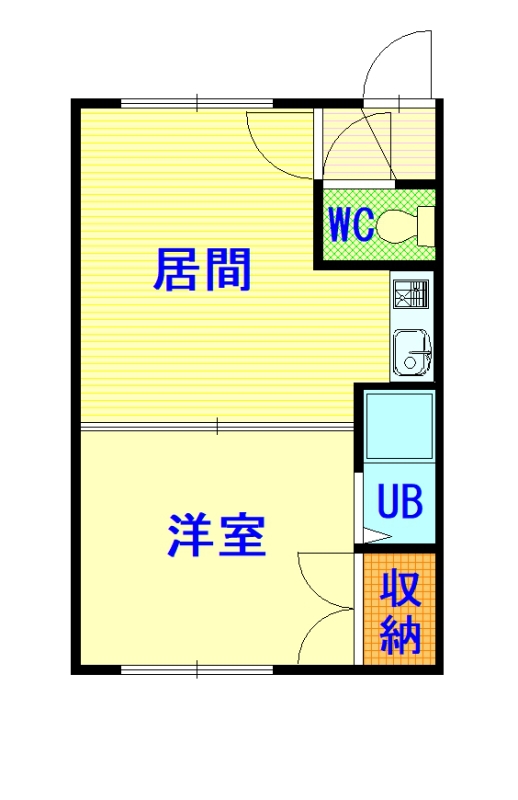 シャトレ８・２３Ｂ203間取図