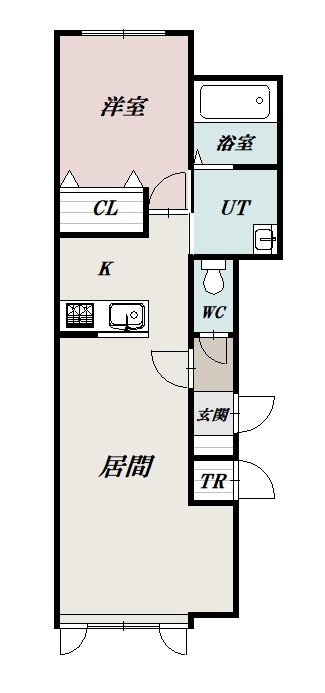 仮）富良野市錦町ＭＳ　Ａ棟１０３間取図